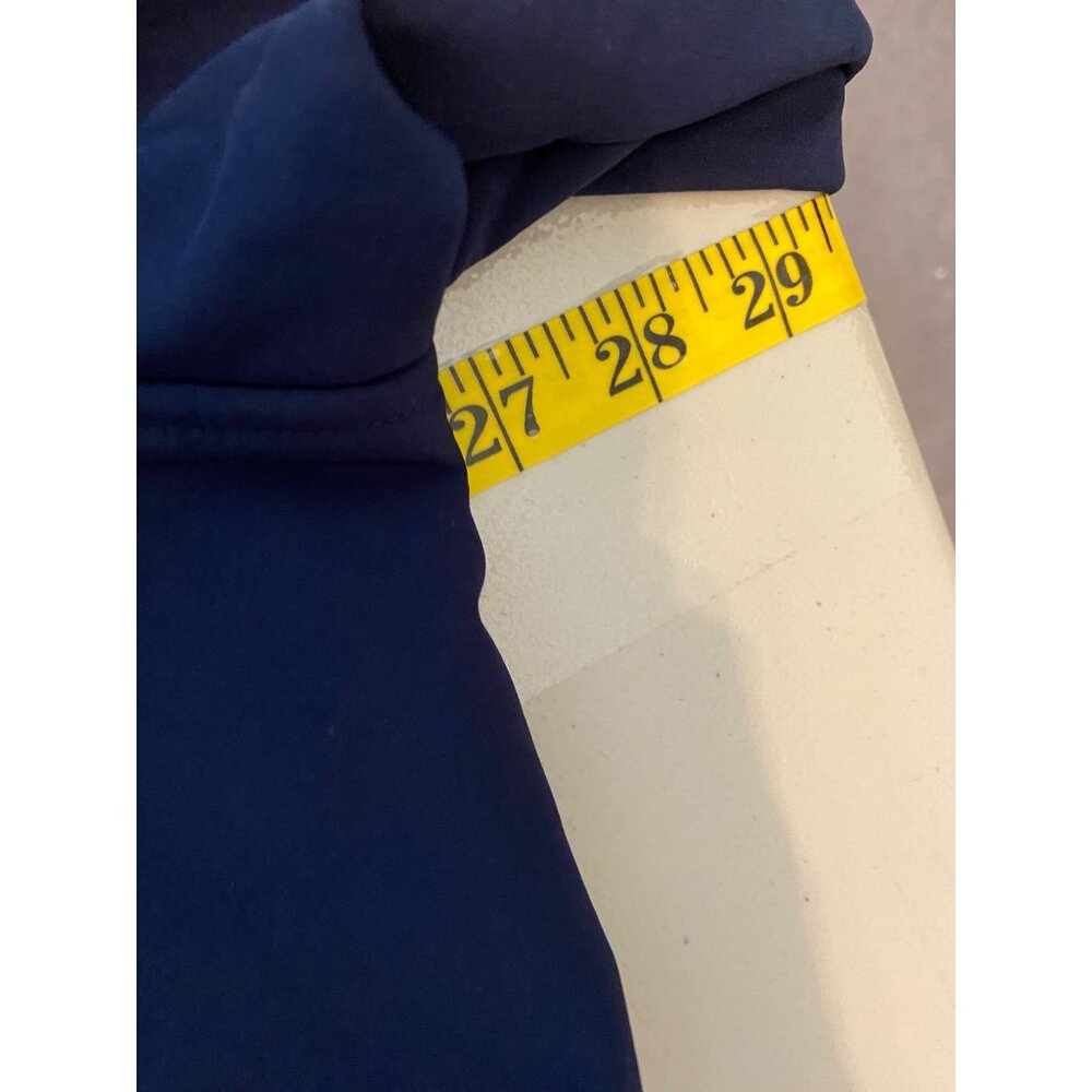 Michigan Blue Collegiate Jacket Campus Drive Full Zip Striped Collar Large - Picture 6 of 8